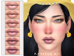 Sims 4 — P-Lipstick N11 [Patreon] by Seleng — The lipstick has 17 colours and HQ compatible. Allowed for teen, young