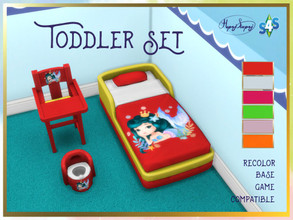 Sims 4 — Toddler Set by HopajSiupaj — -6 Swatches -Base Game Compatible -Mesh - EA Hope you enjoy!