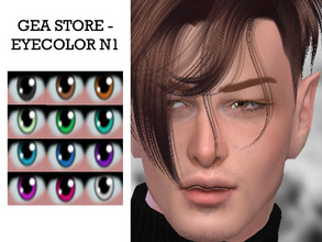 Sims 4 — Gea Eyecolor N1 by Gea_Store — -12 color swatches -BGC -HQ -Face Paint Category Dont reclaim this as yours and
