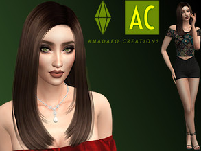 Sims 4 — Hayley Ryder by Amadaeo1969 — Young Adult Female Traits -Neat -Cheerful -Recycle Disciple Aspiration -Jungle