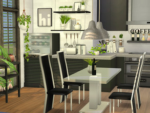 Sims 4 — Alba Kitchen - CC  by Flubs79 — here is a modern Kitchen for your Sims 