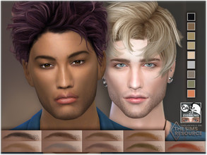 Sims 4 — Eyebrows 23 by BAkalia — Hello :) 9 swatches of eyebrow colors for women, men and children. Eyebrows category