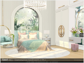 Sims 4 — Constance bedroom Pt.I by Severinka_ — A set of furniture and decor for decorating a bedroom in the Neoclassical