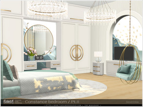 Sims 4 — Constance bedroom Pt.II by Severinka_ — A set of furniture and decor for decorating a bedroom in the