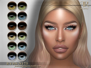 Sims 4 — Eyes N173 by FashionRoyaltySims — Standalone Custom thumbnail All ages and genders 12 color options HQ texture