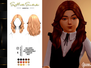 Sims 4 — Alicia Hairstyle (Children) by sehablasimlish — I hope you like it and enjoy it.
