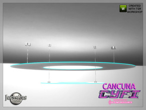 Sims 4 — CyFi Cancuna ceiling light by jomsims — CyFi Cancuna ceiling light
