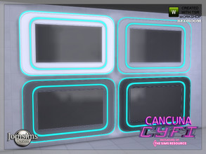 Sims 4 — CyFi Cancuna tv by jomsims — CyFi Cancuna tv