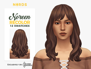 Sims 4 — Noreen Hair Recolor - Seasons Needed by Nords — Dag dag, this is a recolor of my Noreen Hair, it comes in 12