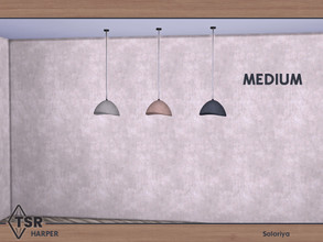 Sims 4 — Harper. Ceiling Light, medium by soloriya — Ceiling light, medium. Part of Harper set. 3 color variations.