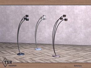 Sims 4 — Harper. Floor Light by soloriya — Floor light. Part of Harper set. 3 color variations. Category: Lights - Floor