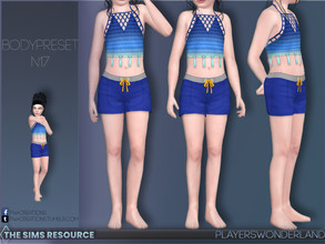 Sims 4 — BodyPreset N17 by PlayersWonderland — A new bodypreset to fit a lot of real bodies. This one is slighty