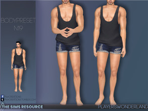Sims 4 — BodyPreset N19 by PlayersWonderland — A new bodypreset to fit a lot of real bodies. This one is fit shaped with
