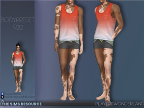 Sims 4 — BodyPreset N20 by PlayersWonderland — A new bodypreset to fit a lot of real bodies. This one is slighty fit