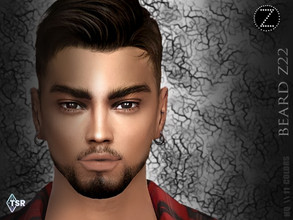 Sims 4 — BEARD Z22 by ZENX — -Base Game -All Age -For Female -11 colors -Works with all of skins -Compatible with HQ mod