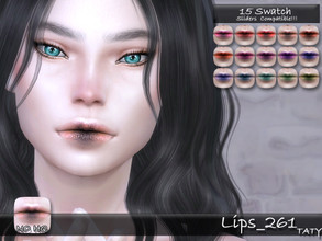 Sims 4 — Lips_261 by tatygagg — New Lipstick for your sims - Female, Male - Human, Alien - Teen to Elder - Hq Compatible