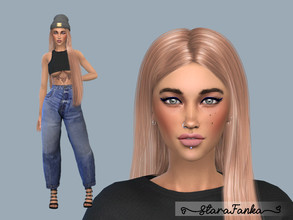 Sims 4 — Christine Blanc by starafanka — DOWNLOAD EVERYTHING IF YOU WANT THE SIM TO BE THE SAME AS IN THE PICTURES NO