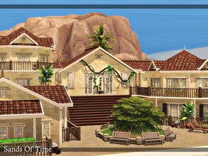 Sims 4 — Sands Of Time | noCC by simZmora — Stone house with elements of desert vibe. Lot:40x30 Lot type: Residential