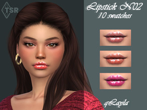 Sims 4 — Lipstick N02 by qLayla — The lipstick is : - base game compatible. - allowed for teen, young adult, adult and