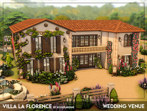 Sims 4 — Villa La Florence - Wedding Venue (NO CC) by xogerardine — I'm so happy to present you: my first ever wedding