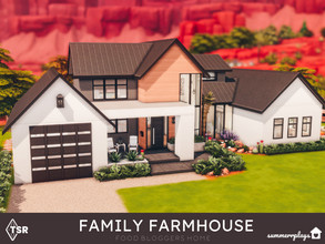 Sims 4 — Family Farmhouse  by Summerr_Plays — Modern family farmhouse in Stangerville, which is also a home and studio