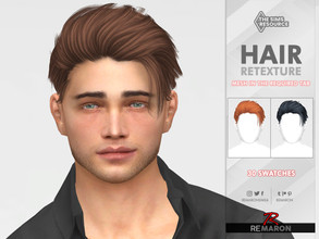 Sims 4 — Puma Hair Retexture Mesh Needed by remaron — Hair retexture for Males in The Sims 4 PLEASE READ BEFORE DOWNLOAD