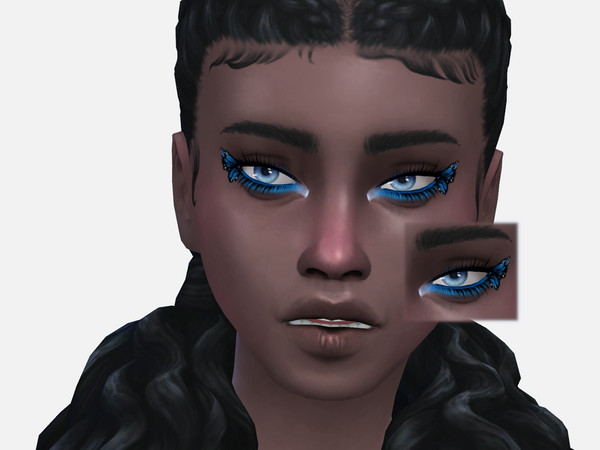 Sims 4 — Morpho 2 Eyeliner by Sagittariah — base game compatible 1 swatch properly tagged enabled for all occults