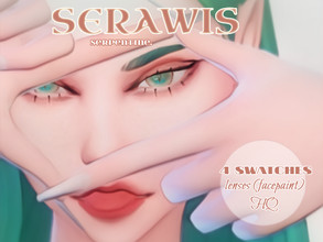 Sims 4 — [ Serawis ] SERPENTINE - Shining Nikki Eyes (facepaint) by Serawis — HQ Compatible 4 Swatches