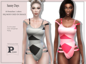 Sims 4 — Sunny Days by pizazz — Sunny Days Swimsuit for your sims 4 games. the image above was taken in-game so that you