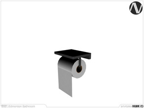 Sims 4 — Edmonton Toilet Paper Holder by ArtVitalex — Bathroom Collection | All rights reserved | Belong to 2022