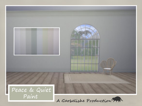 Sims 4 — Peace & Quiet Paint by Garbelishe — Paint comes in 8 colours
