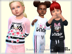 Sims 4 — Shirt Duck  by bukovka — Shirt for babies for girls. Installed standalone, suitable for the base game. 3 color
