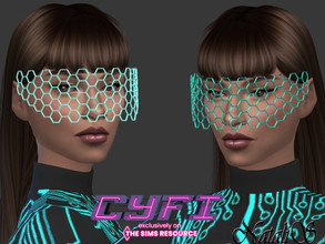 Sims 4 — CyFi Mesh LED screen by Natalis — CyFi Mesh LED screen. 6 recolor options. Female- male teen- adult- elder.