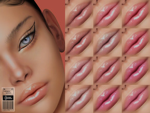 Sims 4 — Lipstick | N57 by cosimetic — - It is suitable for Female. ( Teen to elder ) - 12 swatches. - You can find it in