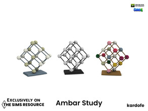 Sims 4 — kardofe_Ambar Study_Deco by kardofe — Table decoration, in three colour options