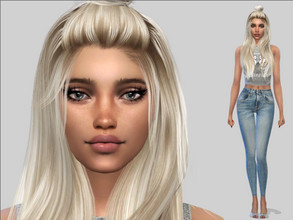 Sims 4 — Estefania Adrogue by Danielavlp — Download all CC's listed in the Required Tab to have the sim like in the