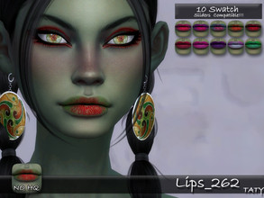 Sims 4 — Lips_262 by tatygagg — New Lipstick for your sims - Female, Male - Human, Alien - Teen to Elder - Hq Compatible