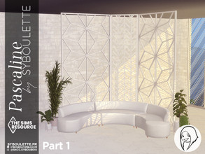 Sims 4 — Pascaline set - Room dividers part 1 by Syboubou — I don't know about you but I just love room dividers when I'm