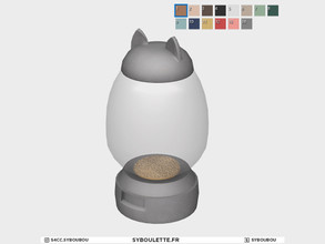Sims 4 — Meow & Woof - Cat food dispenser by Syboubou — This is a food dispenser compatible with any food bowl.