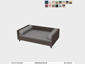 Sims 4 — Meow & Woof - Dog bed by Syboubou — This is a dog bed for large pet.