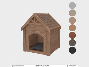 Sims 4 — Meow & Woof - Dog house by Syboubou — This is a dog house for large pet.