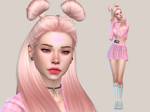 Sims 4 — Kayla Pink by lhkkmrl — If you want the sim to look exactly as on the pictures, you must download all the