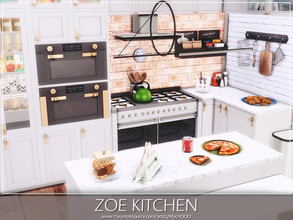 Sims 4 — Zoe Kitchen by MychQQQ — Value: $ 15,009 Size: 5x6