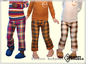 Sims 4 — Pants  Sleepwear M by bukovka — Pants for boys. Designed for toddlers. Installed independently. The new mesh is