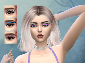 Sims 4 — lina eye makeup by adyCC — hi! this is a set of an eyeliner and eyeshadow, both can be downloaded seperatedly