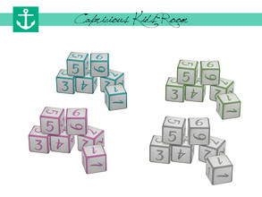 Sims 4 — Capricious Kids Room - Number Cubes by zarkus — Capricious Kids Room - Number Cubes 4 colors