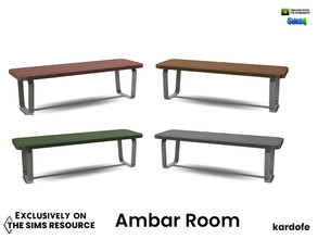 Sims 4 — kardofe_Ambar Room_CoffeeTable by kardofe — Coffee table, modern style, in wood and metal, in four colour