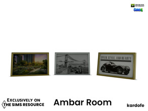 Sims 4 — kardofe_Ambar Room_Photo frame by kardofe — Photo frame, in three different options