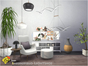 Sims 4 — Bakersfield Lightings by Onyxium — Onyxium@TSR Design Workshop Lighting Collection | Belong To The 2022 Year