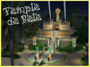 Sims 4 — Temple de Pele - Nightclub (no CC) by Youlie25 — Sul, sul, This nightclub is a brand new plasterboard replica of